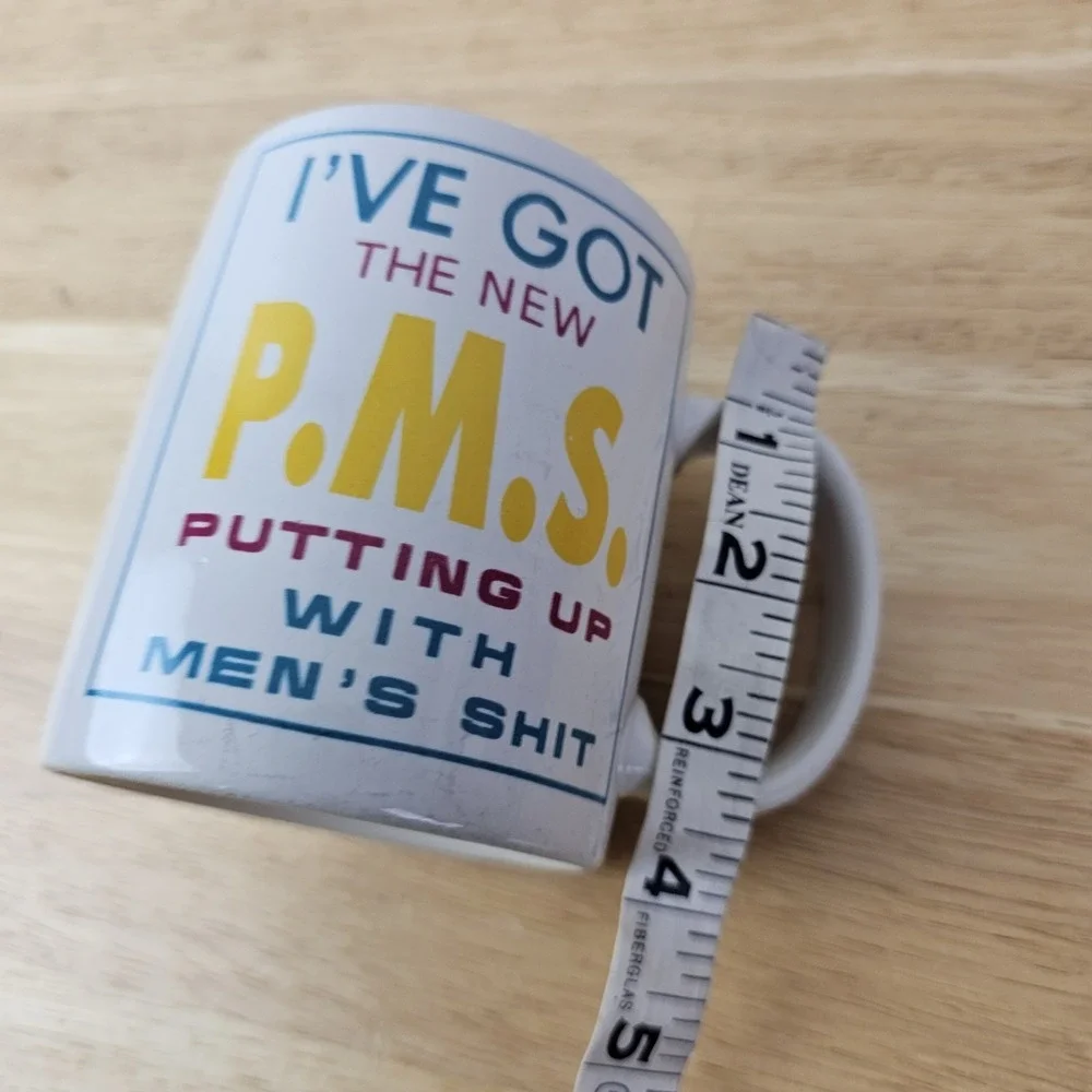 P.M.S. Funny Coffee‎ Tea Mug Womens Perimenopause Menopause Gift Putting Up With
